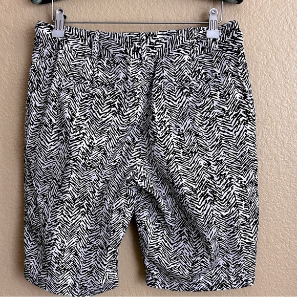 Talbots Zebra Print Bermuda Shorts - Picture 3 of 7